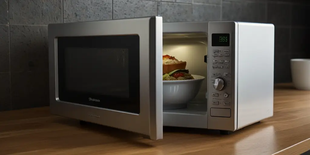 Microwave Size and Dimensions Guide explaining common microwave sizes, including .7 cubic feet and 2.2 cubic feet dimensions.